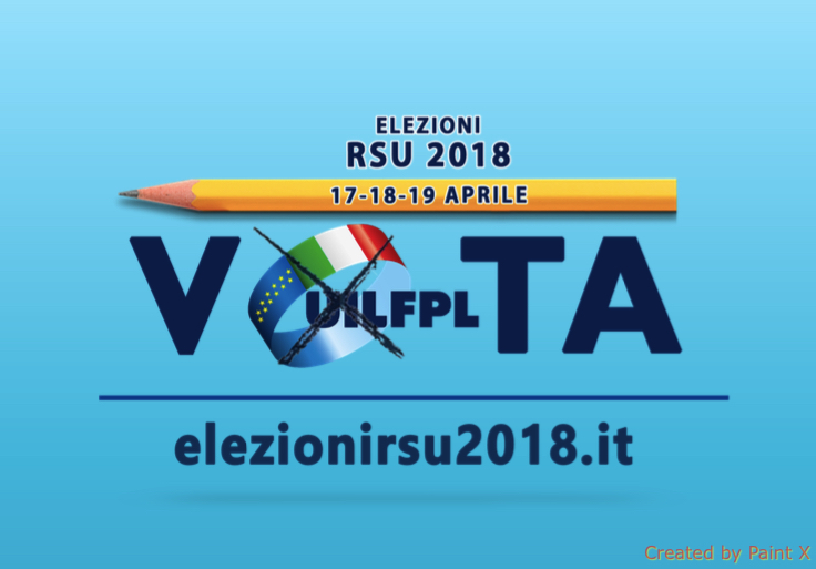 Liste dei candidati UIL FPL Pavia - 17-18-19 Aprile #VOTAUILFPL