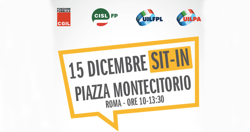 Stabilità e pubblico impiego: Cgil Cisl Uil, domani presidio a Montecitorio per contratto